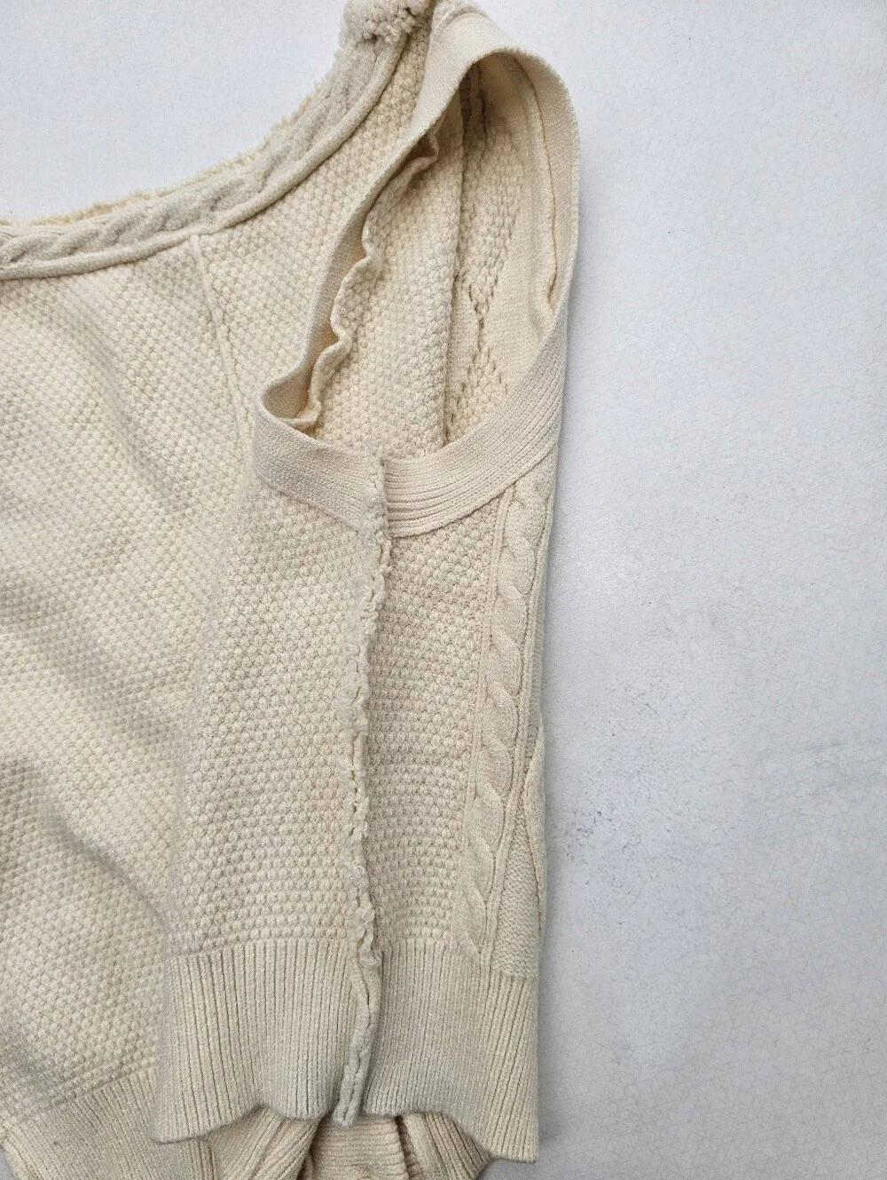 Free People Cable Knit Denson Sweater Vest - Picture 3 of 8